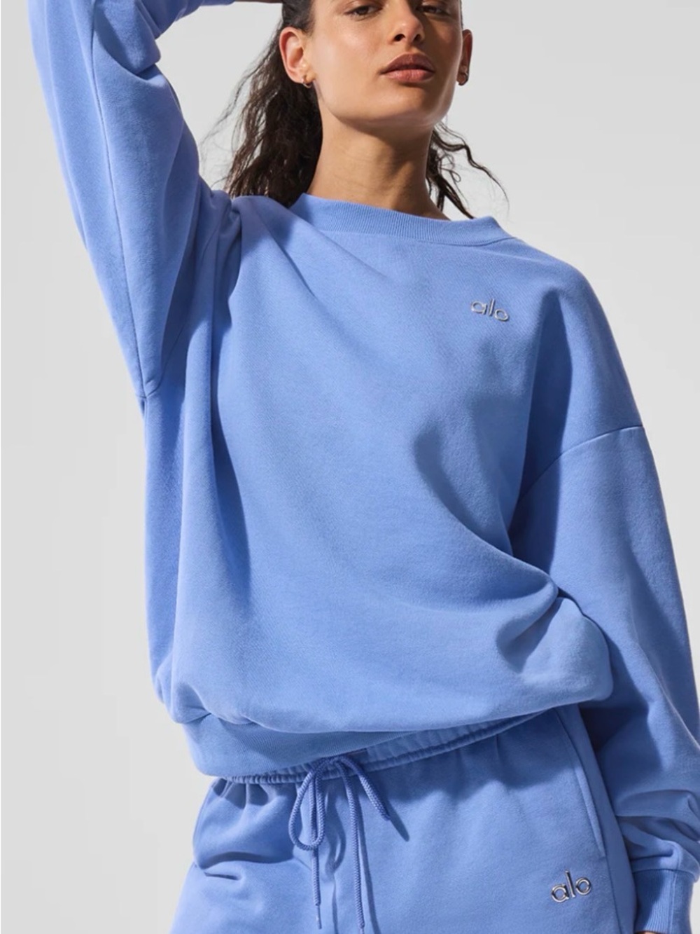 Accolade Crew Neck Pullover - Crystal Clear Blue